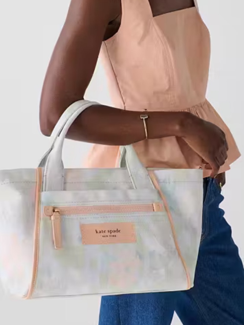 NEW 
kate spade new york
Dash Hidden Garden Printed Fabric Strap Tote Bag #KN954